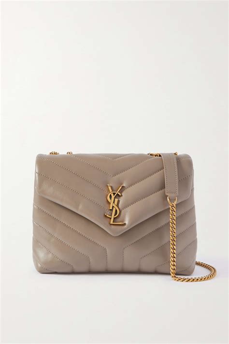 ysl crossbody nude|SAINT LAURENT Calfskin Y Quilted Monogram Toy Loulou Crossbody Bag Nude .